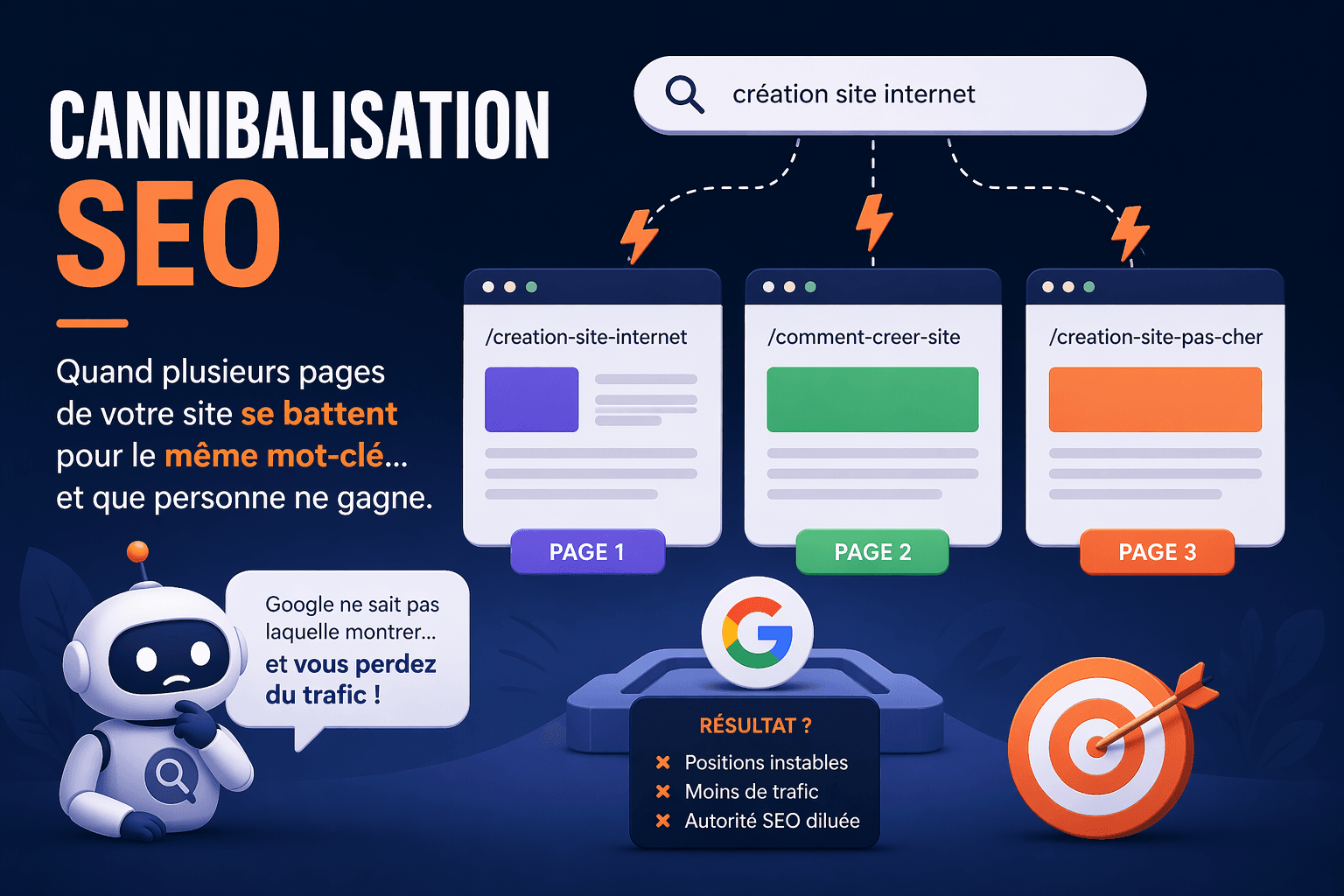 Cannibalisation SEO : le guide complet pour identifier, corriger et prévenir (2026)